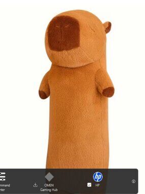 NWT Plush Brown Capybara Stuffed Toy - Cozy Kids Companion or Home Bed Decor